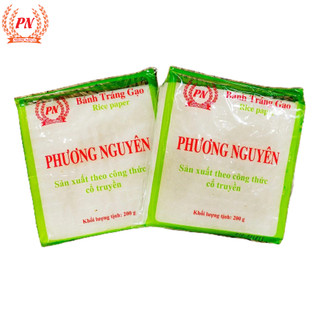 Bánh tráng gạo cuốn Phương Nguyên bì 200gram size 16cm*16cm
