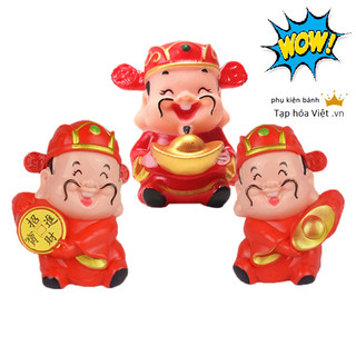 Ông Thần Tài trang trí tết, trang trí tháp oản, Ông thần tài làm tháp nước