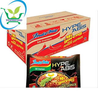 [HCM] SỈ THÙNG Mì xào khô/ mì trộn Indomie Rasa Ayam Geprek Vị Gà Cay thùng 40 gói