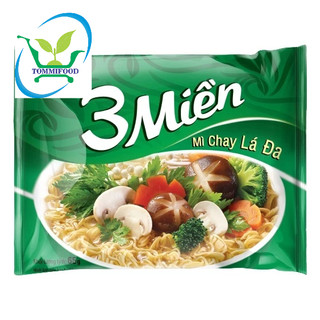 Combo 10 gói mì reeva 3 miền chay lá đa 65g