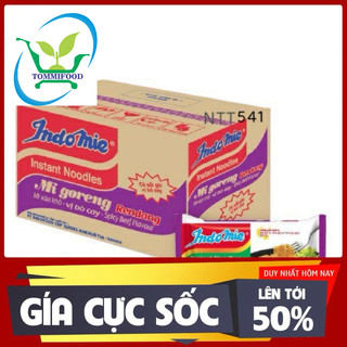 Thùng mì 20 gói indomie chính hãng mì xào khô goreng indomie