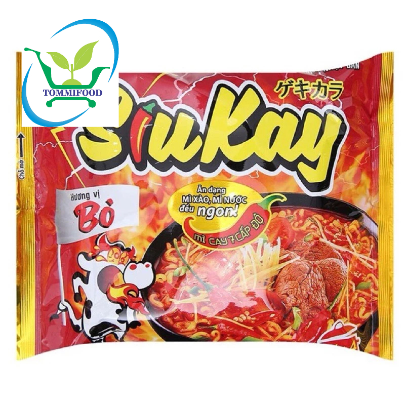 Mì SiuKay vị gà phô mai - hải sản - bò