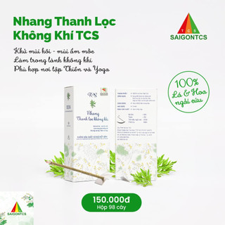 NHANG THANH LỌC KHÔNG KHÍ TCS - LÀM TỪ LÁ VÀ HOA CỦA CÂY NGẢI CỨU