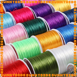 1 Cuộn Dây Cước Thun Lụa Co Giãn Loại 1 Nhiều Màu Xỏ Chuỗi Làm Vòng Đeo Tay Handmade Thắt Vòng