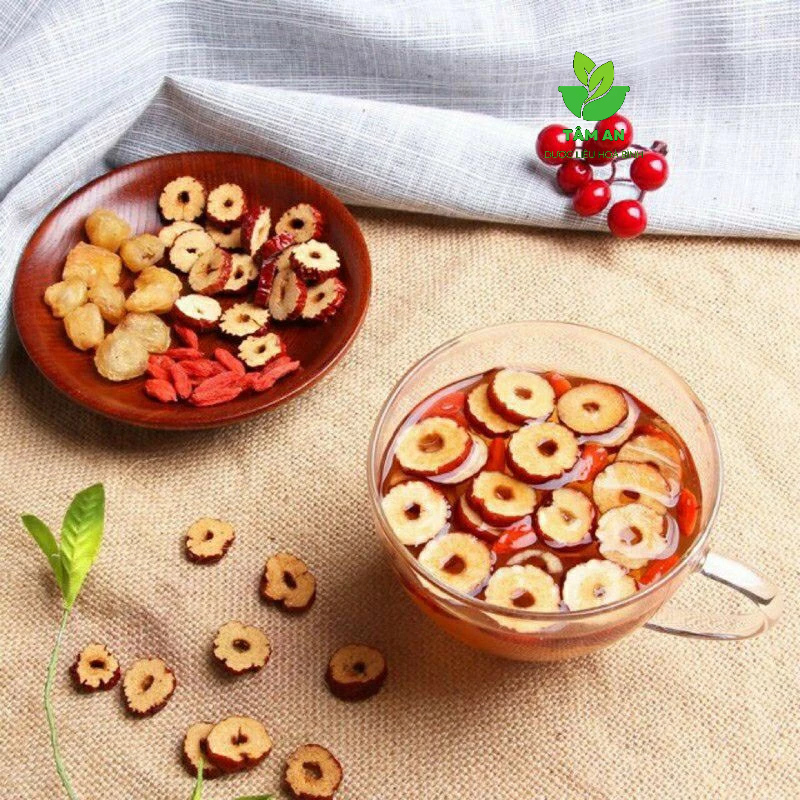 TÁO ĐỎ TÂN CƯƠNG CẮT LÁT SẤY KHÔ 500GR HÃM TRÀ, NẤU CHÈ, ĂN VẶT BỔ MÁU, LƯU THÔNG KHÍ HUYẾT