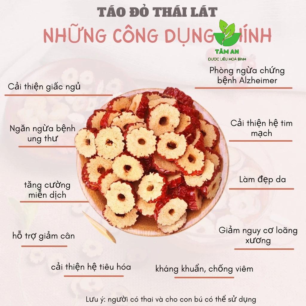 TÁO ĐỎ TÂN CƯƠNG CẮT LÁT SẤY KHÔ 500GR HÃM TRÀ, NẤU CHÈ, ĂN VẶT BỔ MÁU, LƯU THÔNG KHÍ HUYẾT