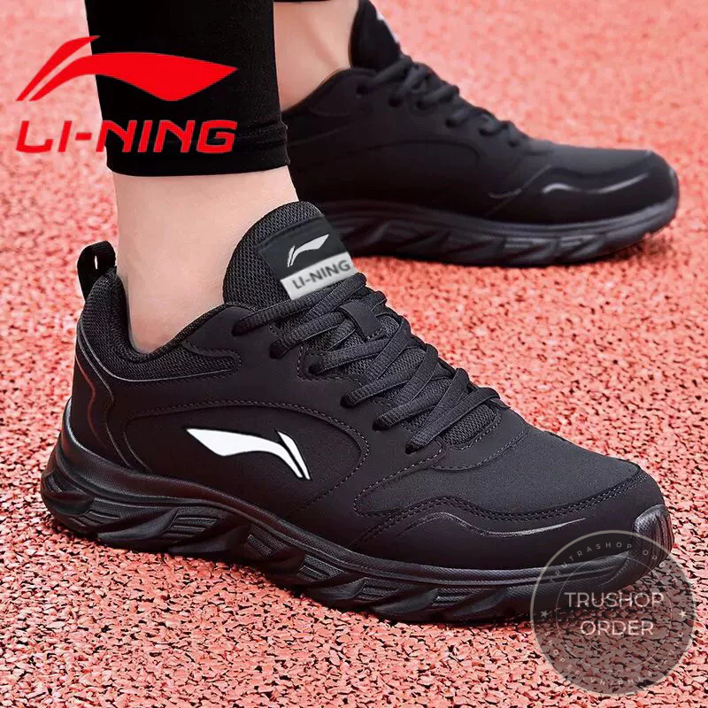Giày da Lining outlet nội địa Trung Quốc trẻ trung nặng động chịu nước ARHQ 5522
