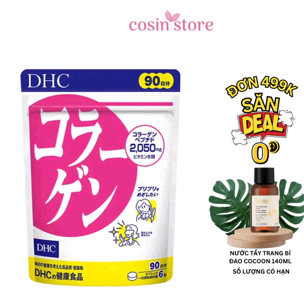 Viên uống làm đẹp da DHC Collagen Nhật Bản 540 Viên 90 Ngày Dùng