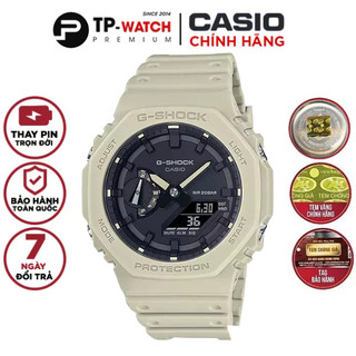 Đồng Hồ Nam Dây Nhựa Casio G-Shock GA-2100-5ADR Chính Hãng GA-2100-5A Lõi Carbon
