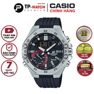 Đồng hồ nam Casio Edifice ECB-10P-1ADF Chính Hãng - Bluetooth - Dây cao su | ECB-10P