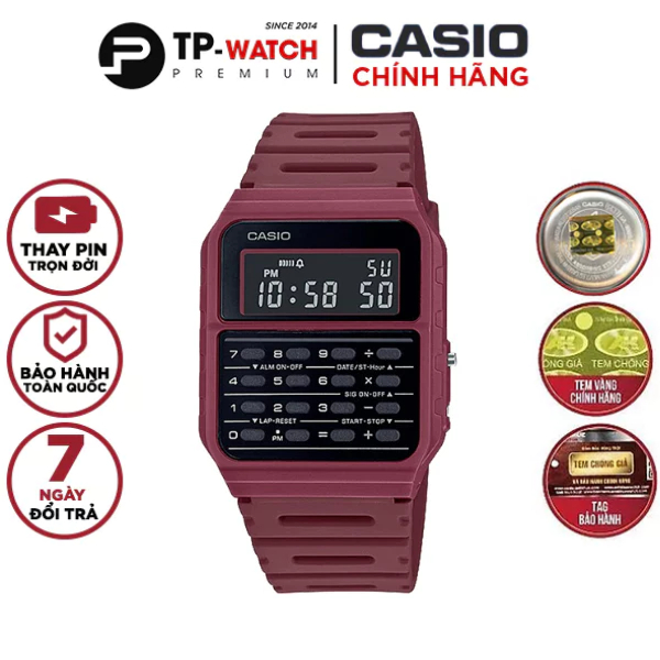 Đồng Hồ Nam Casio Vintage CA-53WF-4BDF Chính Hãng | Casio CA-53WF-4B Classic Dây Nhự
