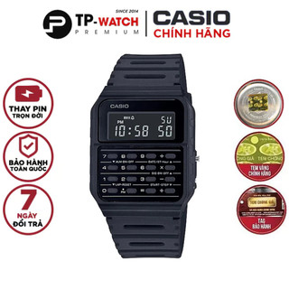 Đồng hồ nam casio vintage ca-53wf-1bdf chính hãng | casio ca-53wf-1b classic dây nhựa