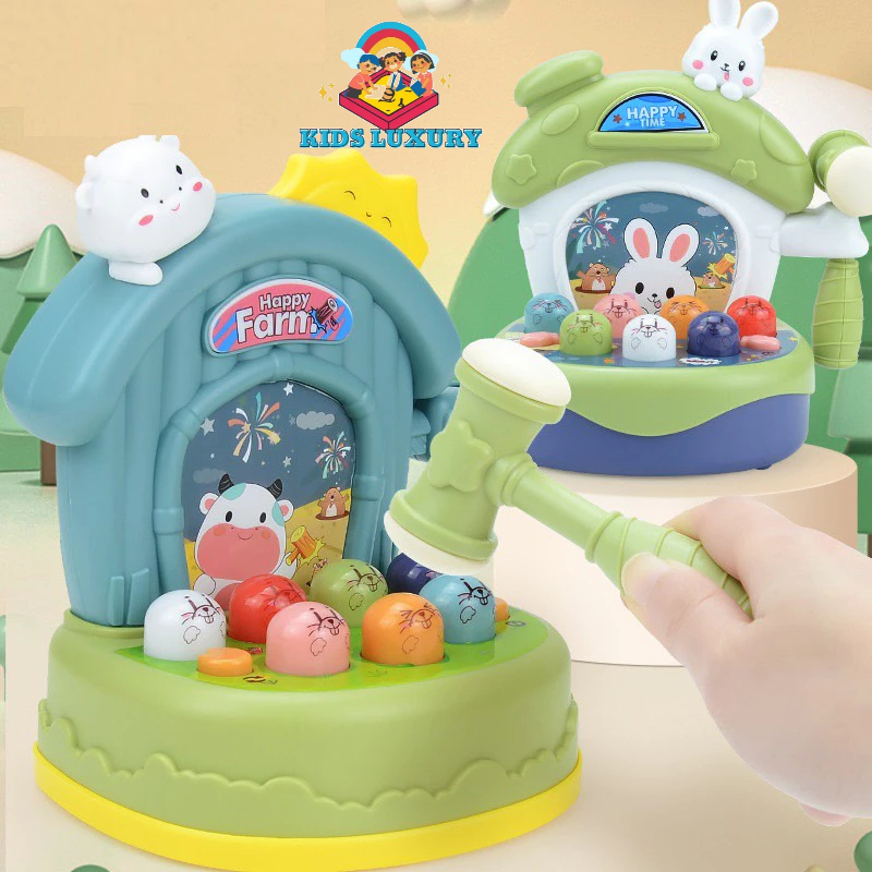 Đồ Chơi Đập Chuột Mini Cho Bé Có Đèn Có Nhạc Cho Bé