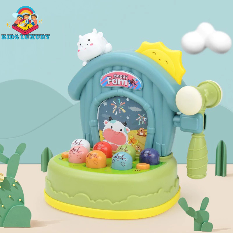 Đồ Chơi Đập Chuột Mini Cho Bé Có Đèn Có Nhạc Cho Bé