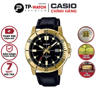 Đồng hồ nam casio standard mtp-vd01gl-1e chính hãng - dây da | casio standard mtp-vd01gl-1e