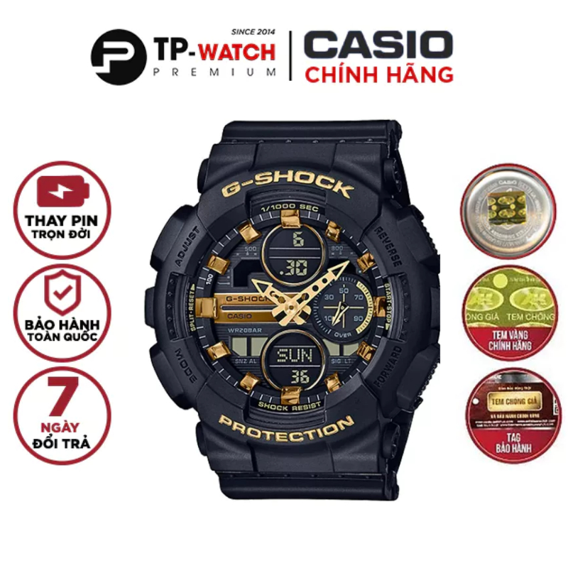 Đồng Hồ Unisex Dây Nhựa Casio G-Shock GMA-S140M-1ADR | GMA-S140M-1A