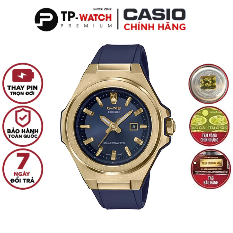 Đồng Hồ Nữ Casio Baby-G MSG-S500G-2A Chính Hãng - MSG-S500G-2ADR Pin Năng Lượng