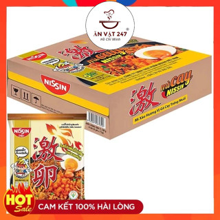 Thùng 30 gói mì cay Nissin Đủ Vị, vị gà cay, vị phô mai, vị trứng muối [MÌ CAY HÀN QUỐC] date mới