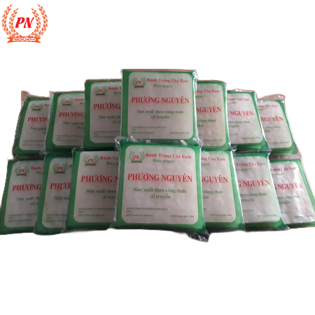 Bánh tráng cuốn chả ram tôm đất Phương Nguyên bì 100gram