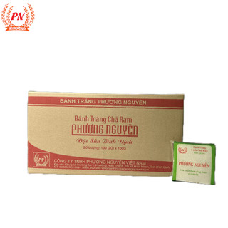 BÁNH TRÁNG CHẢ RAM PHƯƠNG NGUYÊN THÙNG 100BÌ*100GRAM
