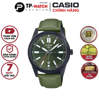 Đồng Hồ Nam Dây Da Casio Standard MTP-VD02BL-3EUDF Chính Hãng - MTP-VD02BL-3E