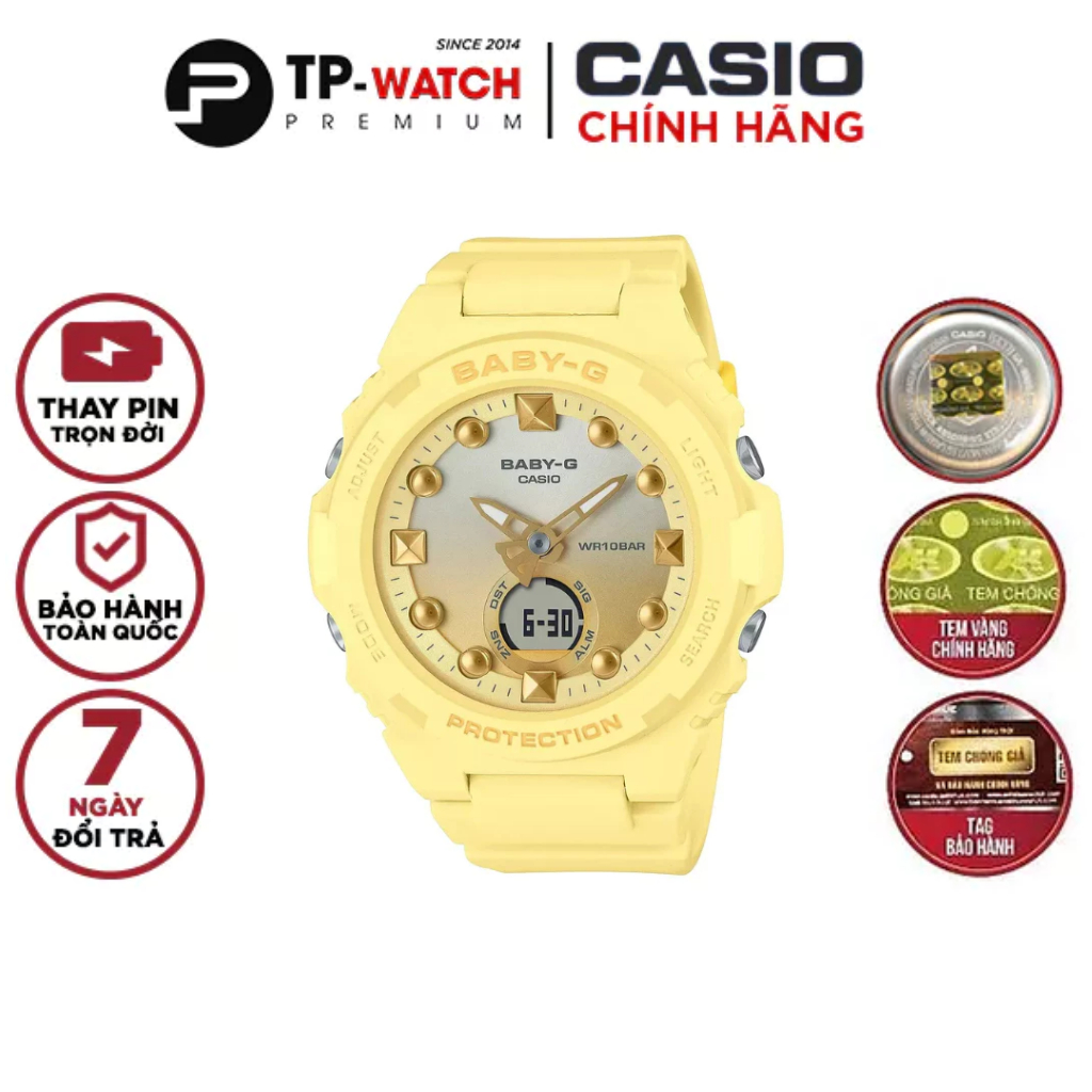 Đồng Hồ Nữ Dây Nhựa Casio Baby-G BGA-320-9A Chính Hãng | BGA-320-9ADR