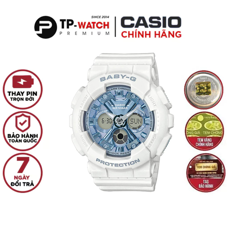 Đồng Hồ Nữ Dây Nhựa Casio Baby-G BA-130-7A2 Chính Hãng - BA-130-7A2DR