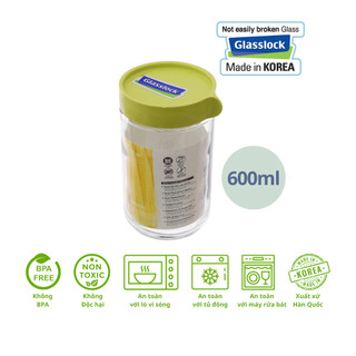 Hũ thủy tinh glasslock ip608 600ml hàn quốc - larva store