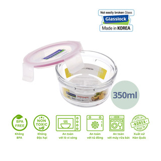 Hộp thủy tinh cường lực chịu nhiệt Glasslock ORCT035 350ml - Larva Store