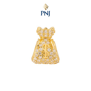 Hạt charm bạc đính đá cz pnjsilver xmxmy060015