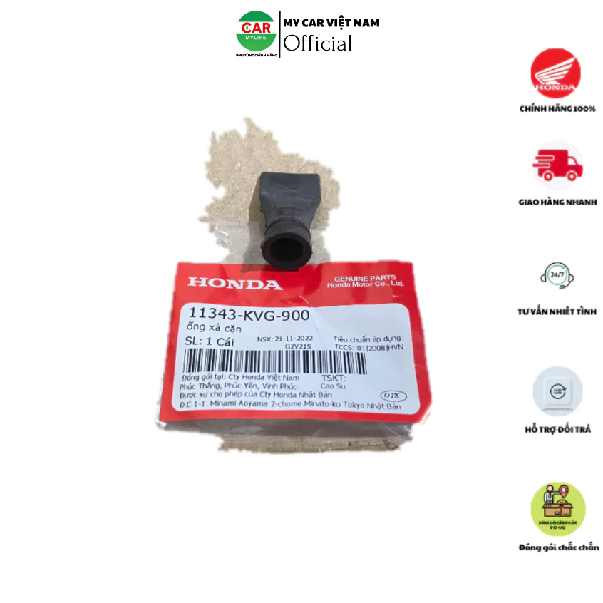 Ống xả cặn HONDA AIR BLADE 110. Mã SP 11343KVG900