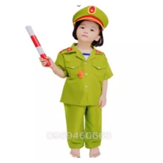 Trang phục công an cho bé