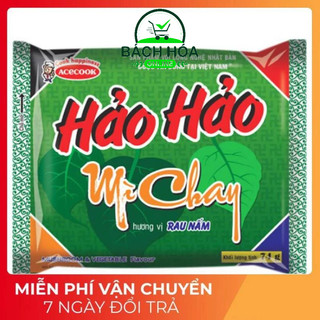 Thùng 30 gói mì chay rau nấm hảo hảo thơm ngon