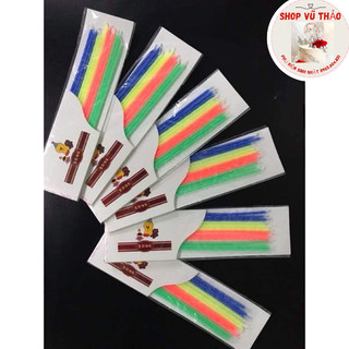 Bộ nến tăm dài trang trí bánh kem 40vỉ /hộp