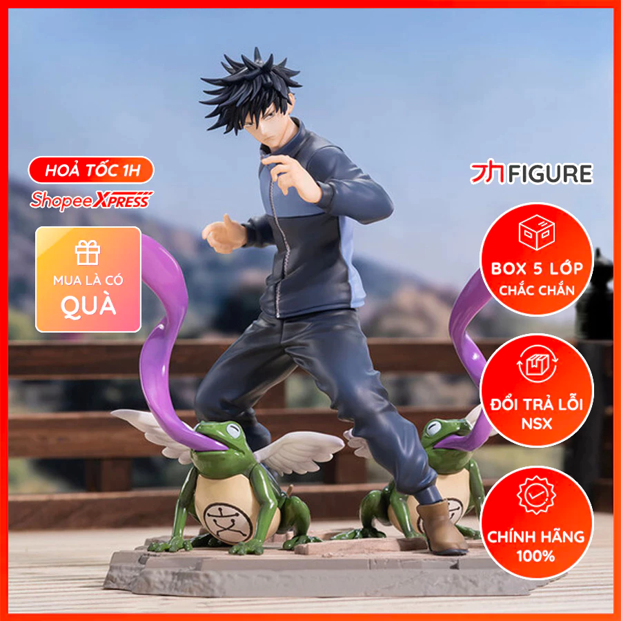 Mô Hình Fushiguro Megumi & Seiteishirazu, Jujutsu Kaisen - Luminasta (SEGA) Figure Chính Hãng Nhật