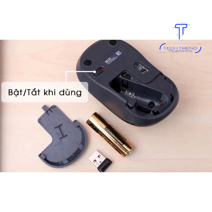 CHUỘT KHÔNG DÂY LOGITECH M220 không tiếng ồn +TẶNG KÈM PIN bảo hành 12 tháng