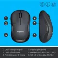 CHUỘT KHÔNG DÂY LOGITECH M220 không tiếng ồn +TẶNG KÈM PIN bảo hành 12 tháng