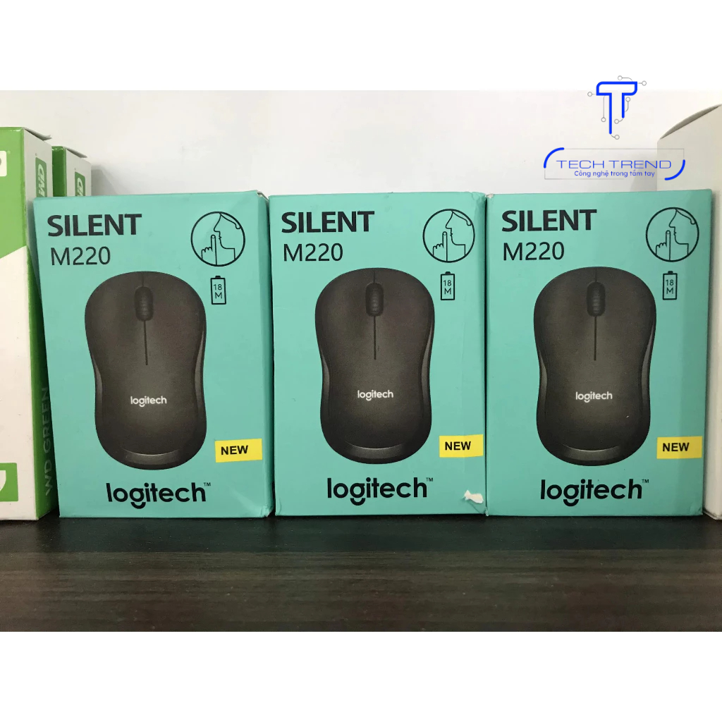 CHUỘT KHÔNG DÂY LOGITECH M220 không tiếng ồn +TẶNG KÈM PIN bảo hành 12 tháng