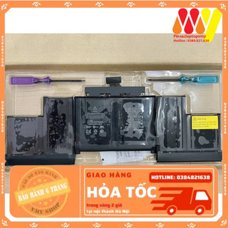 Pin Zin dành cho MB Pro Retina 15inch Model A1398 EMC 2512, EMC 2673 2011 Mid 2012  Mid 2015 Mã Pin A1618 A1417 New