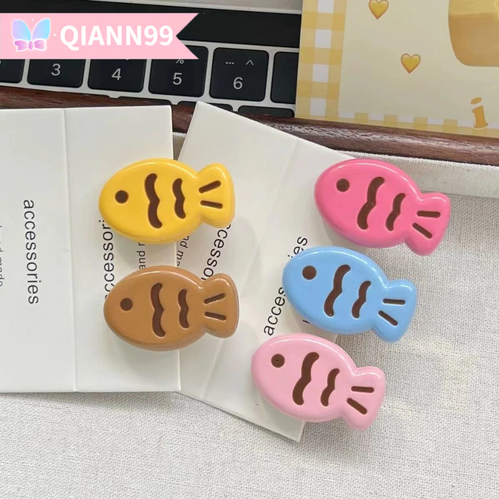 🌱Dễ Thương Kẹp Tóc Hình Cá Nhỏ Dày Dặn Màu Kẹo Ngọt Phong Cách Nhật Bản Và Hàn Quốc Dễ Phối Đồ