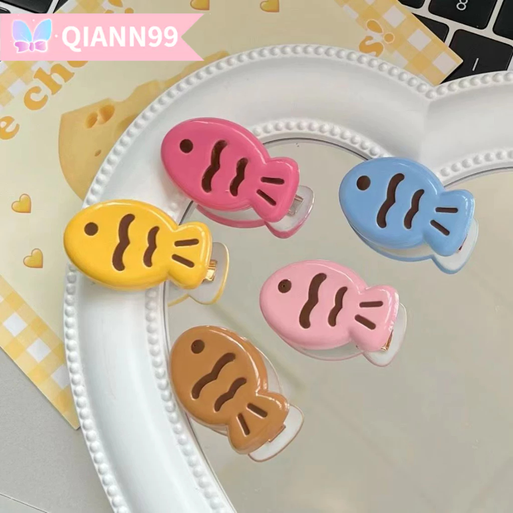 🌱Dễ Thương Kẹp Tóc Hình Cá Nhỏ Dày Dặn Màu Kẹo Ngọt Phong Cách Nhật Bản Và Hàn Quốc Dễ Phối Đồ