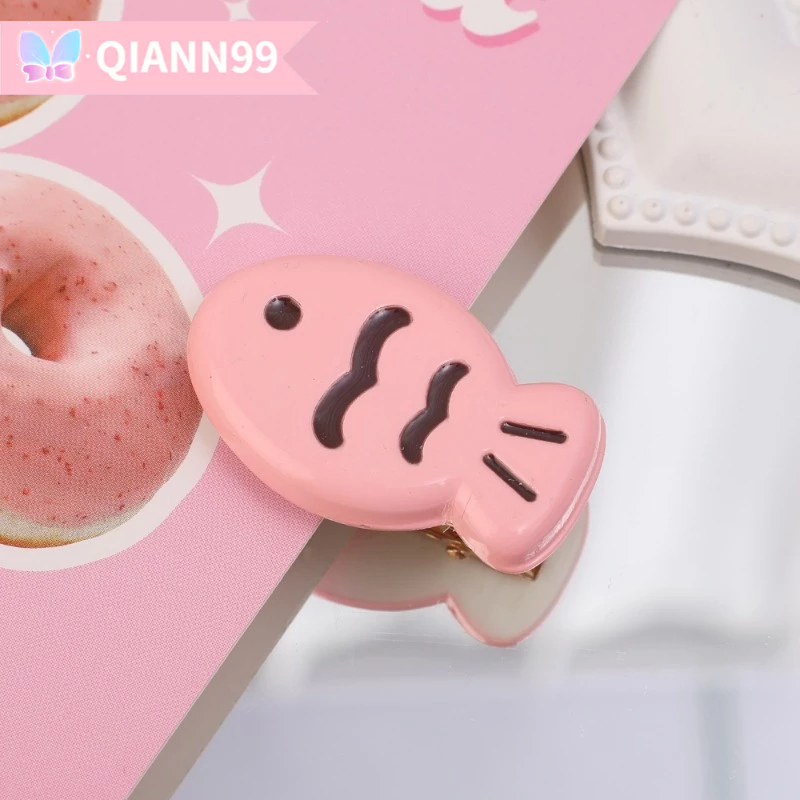 🌱Dễ Thương Kẹp Tóc Hình Cá Nhỏ Dày Dặn Màu Kẹo Ngọt Phong Cách Nhật Bản Và Hàn Quốc Dễ Phối Đồ