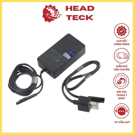 Sạc Surface pro 3 4 5 6 7 8 15v - 4a/ 44w - 65w ZIN surface book mới 100% - Zenlaptop