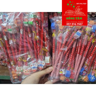 Túi 40c chì gỗ noel có đầu tẩy