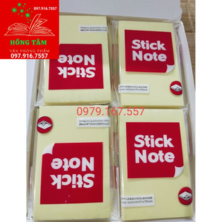 Giấy note giấy nhớ 3*2 vàng