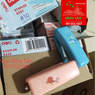 Dập ghim 10 deli mini kute tiện lợi 0222