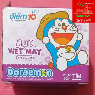 Mực Đô rê mon tím