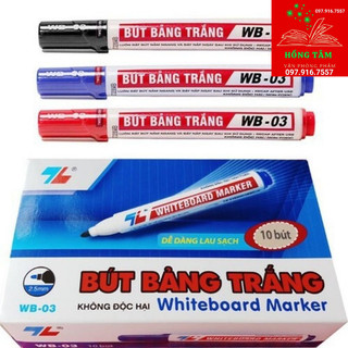 Hộp 10 bút viết bảng trắng wb03