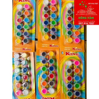 Màu nước mini 12 màu kèm cọ Kig / Aling