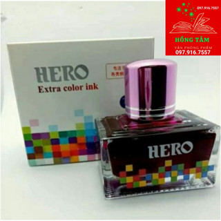 Mực tím hero, mực hero màu tím không lắng cặn